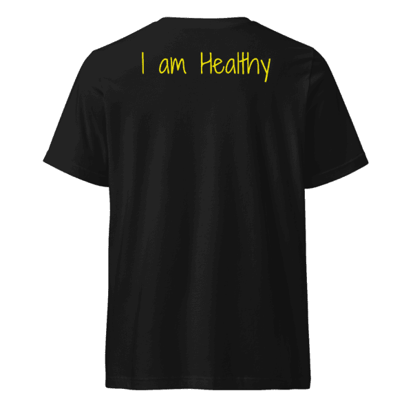 LIMITED - "I AM HEALTHY" Unisex Short Sleeve V-Neck T-Shirt - Image 2